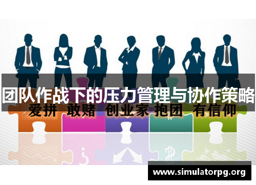 团队作战下的压力管理与协作策略