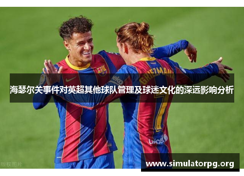 海瑟尔关事件对英超其他球队管理及球迷文化的深远影响分析 海瑟尔关事件对英超其他球队管理及球迷文化的深远影响分析